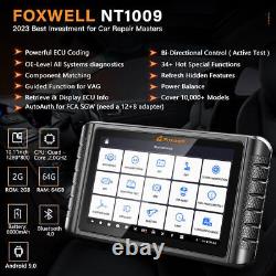FOXWELL NT1009 Full System Car Diagnosis OBD2 Scanner ECU Key Coding Active Test