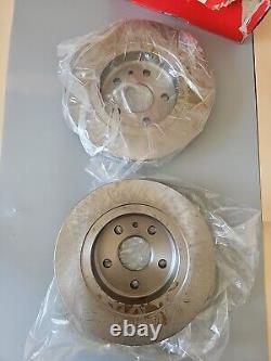 Ensemble de disques de frein arrière Vetech 2x adapté à VAUXHALL ASTRA J MOKKA J13 569074 268mm